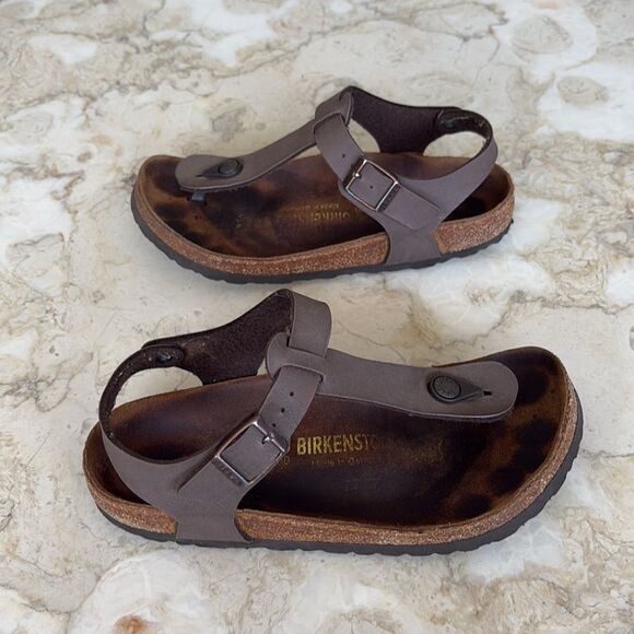 Birkenstock Birko-Flor Birkibuc Sandals - Stone Gray - Picture 4 of 14